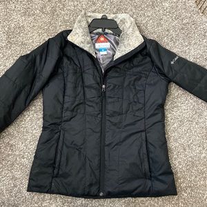 L Columbia Omni Heat Jacket - Black